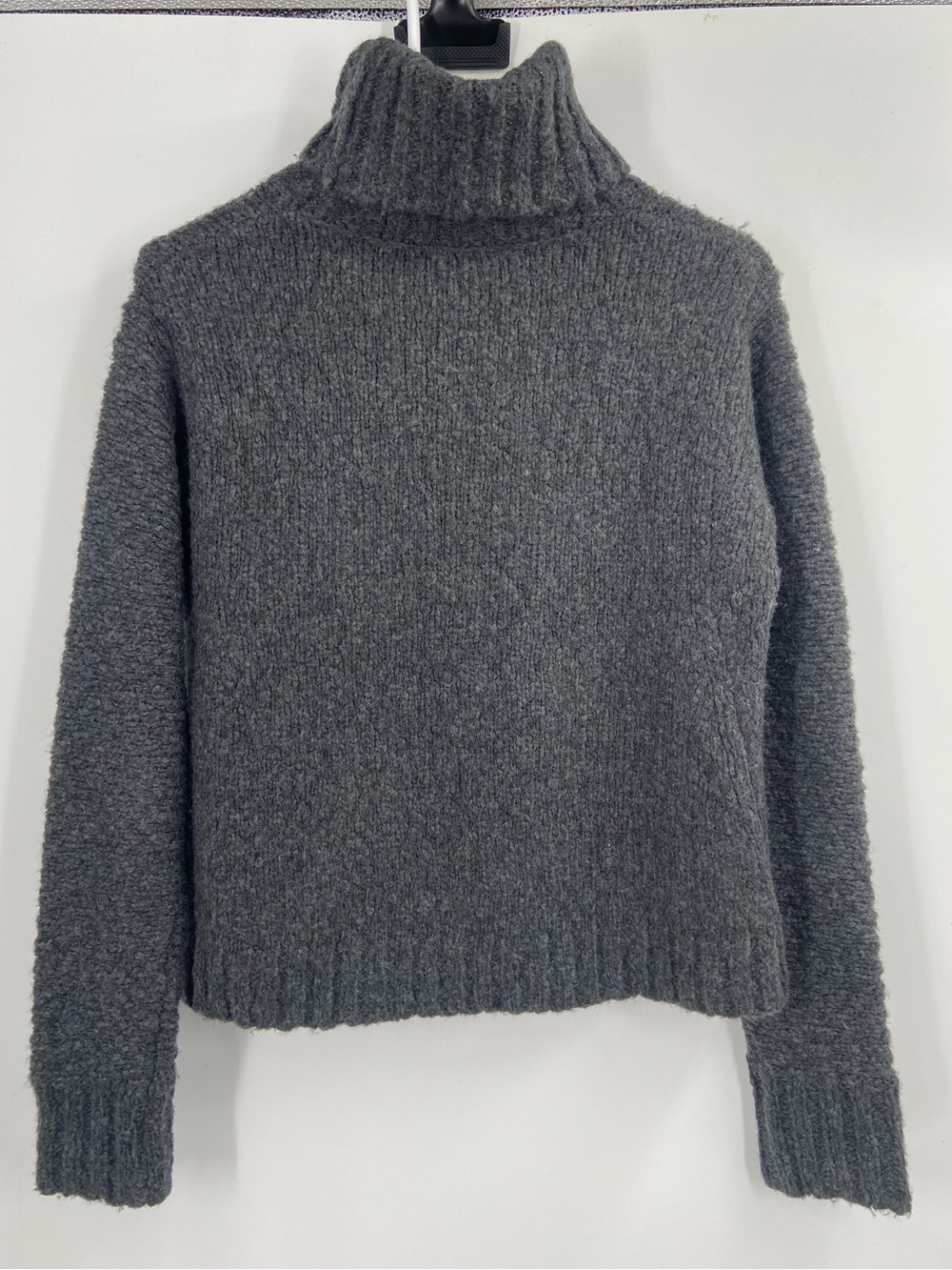 J. Crew Swingy alpaca-blend turtleneck sweater Gray XS - Picture 5 of 8